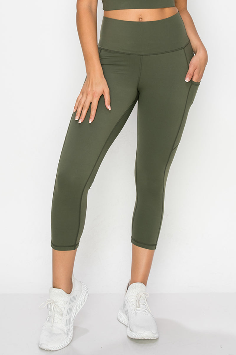 Buttery soft leggings with side pockets yoga pants