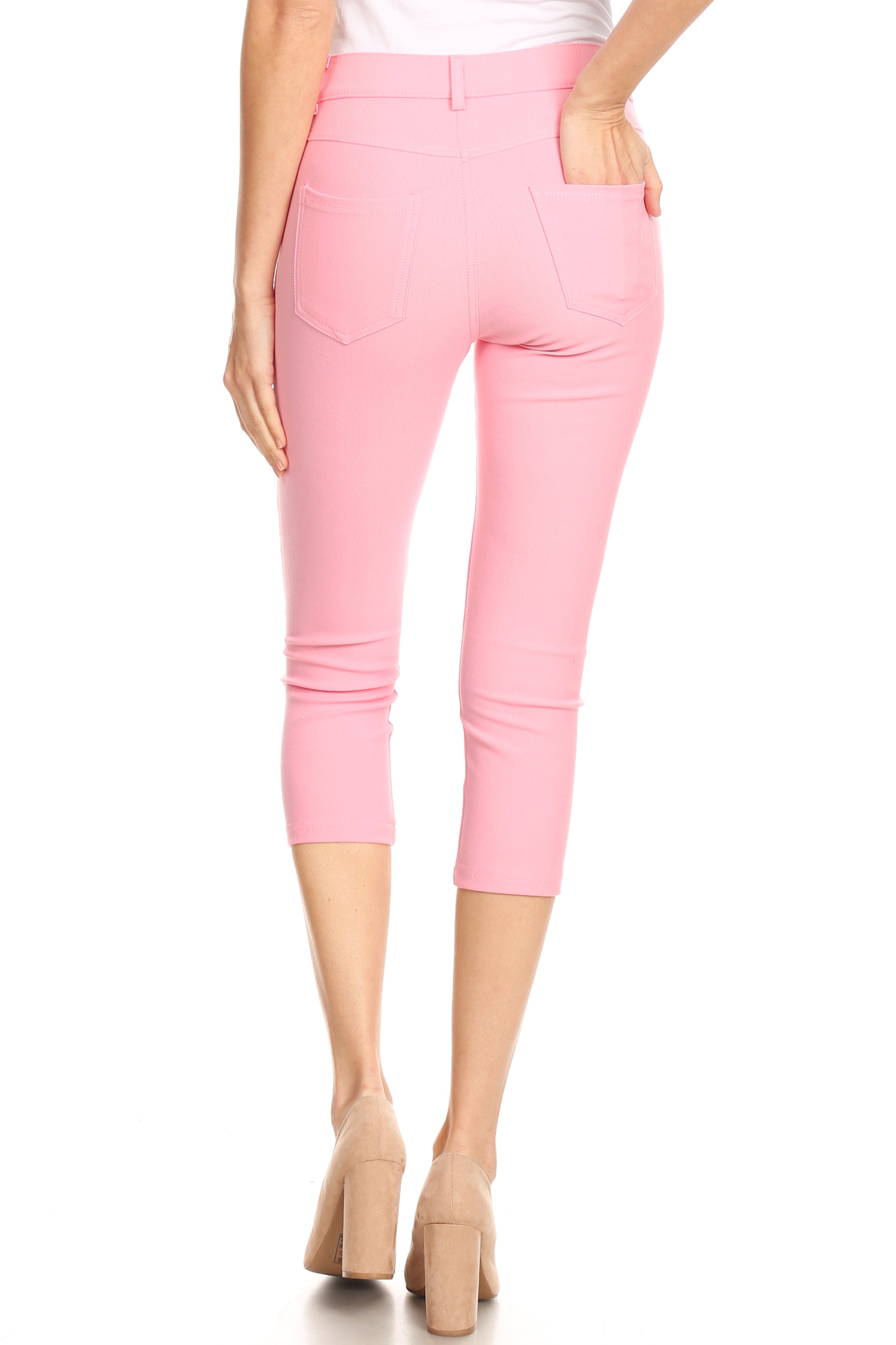 White capri clearance jeggings